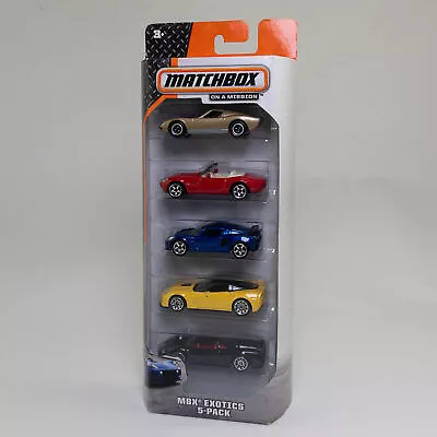 Mattel - Matchbox - 2013 MBX Exotics 5-Pack *NON-MINT* • $25.89