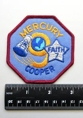 Nasa Mercury 9 Faith 7 Cooper Space Mission Astronauts Collectible Patch • $5.99