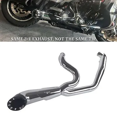 Horsepower Noticeable Increase 2 Into 1 Exhaust For Harley Touring 2017-Up New • $559.99