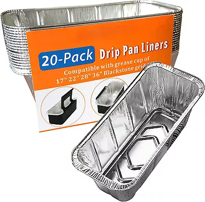 20-Pack Blackstone Grease Cup LinersGrease Catcher Liners For Blackstone Grill • $11.97