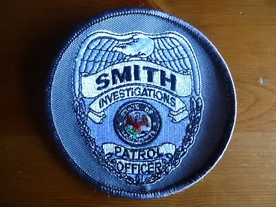 SMITH MISSISSIPPI INVESTIGATIONS POLICE PATCH PATROL OFFICER Obsolete Original • $12