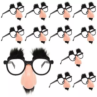 12 Pack Funny Glasses With Mustache Halloween Costume Accessories • $14.99