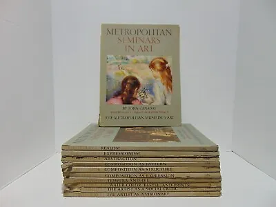 Metropolitan Seminars In Art John Canaday Portfolio's 1-7 9-12 1958 With Plates • $20