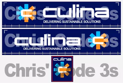 Code 3 Adhesive Trailer Decal - Culina New Livery - 1/50 1/64 1/76 1/87 1/148  • £8