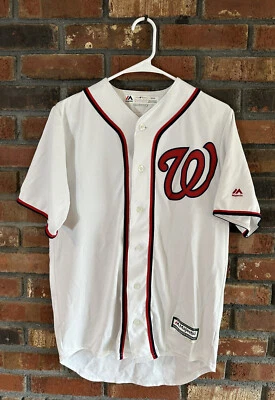 $45 • Buy Majestic Max Scherzer Washington Nationals #31 Jersey Size Adult Size Small