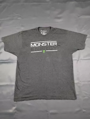 Men's Monster Energy Short Sleeve Black T-Shirt Tag Size 2XL • $9.99