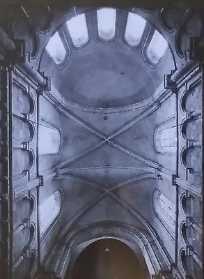 Choir Apse And Vaults Blois Cathedral France Magic Lantern Glass Photo Slide • $4.95