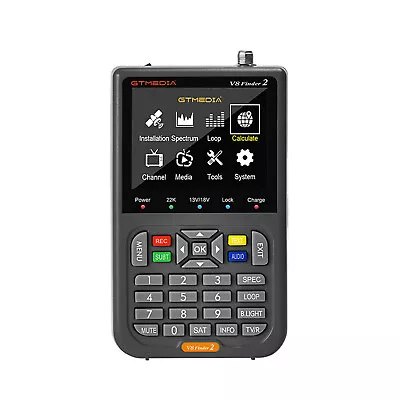 GTMEDIA V8 3.5'' LCD Satellite Meter HD DVB-S/S2/S2X TV Star Signal Finder MPEG • $107.15