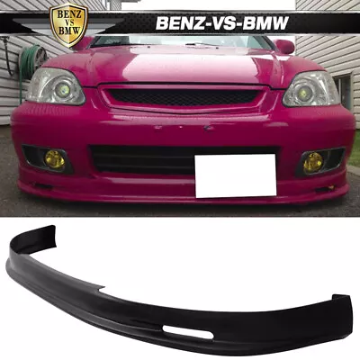 Fits 99-00 Honda Civic EK Mug Style Front Bumper Lip Chin Spoiler BodyKit PP • $59.99