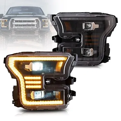 VLAND FULL LED Projector Headlights For FORD F150 2015-17 Front Lights Assembly • $559.99