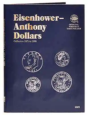 Whitman Coin Folder 9023 Eisenhower/Anthony IKE/SBA Dollar$ 1971-1999 Album/Book • $4.39