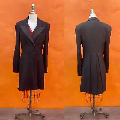 £195.66 • Buy Vintage Ralph Lauren Women's Tuxedo Jacket Tailcoat Frock Coat Riding Victorian