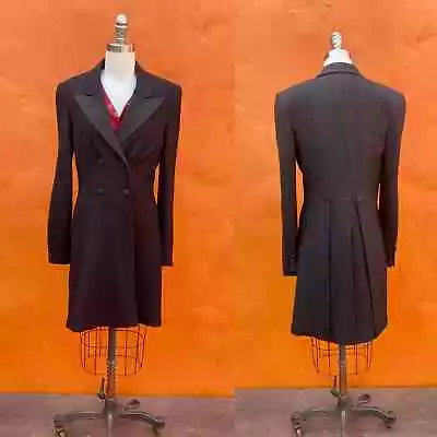 £195.66 • Buy Vintage Ralph Lauren Women's Tuxedo Jacket Tailcoat Frock Coat Riding Victorian
