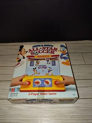 Milton Bradley Mickey & Friends All Star Soccer Waterfuls Vintage Game • $44.99