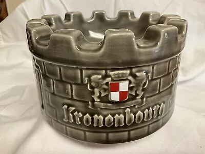 VINTAGE KRONENBOURG CERAMIC CASTLE ASH TRAY  BY WADE Excellent Condition • £12