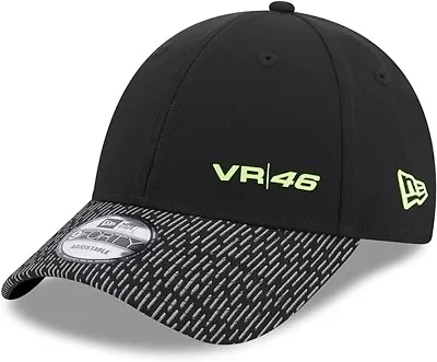 New Era VR46 9Forty Reflective Visor Black Baseball Cap Adjustable Free UK Ship • $47.18