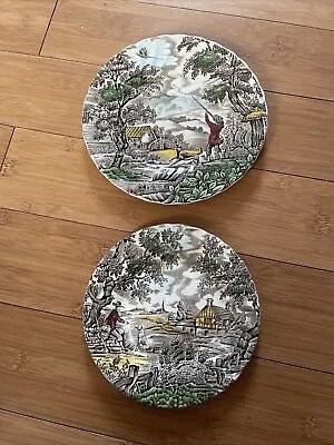 Vintage Plates The Hunter By Myott • £14