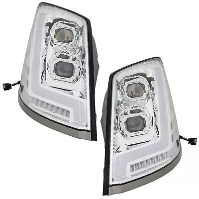 Headlight For 2004-2015 Volvo VNL Driver And Passenger Side LED Lens And Housing • $465.43