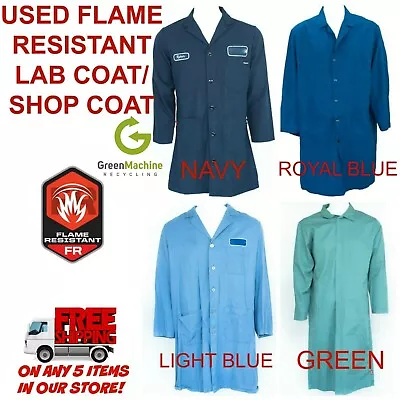 Flame Resistant FR Shop Coat Lab Coat Cintas Unifirst G&K • $20.49