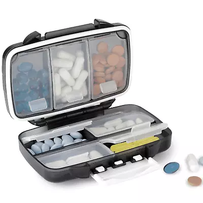 Travel Pill Organizer Moisture Proof Pill Box Daily Medicine Holder 2 Layers • $15.70