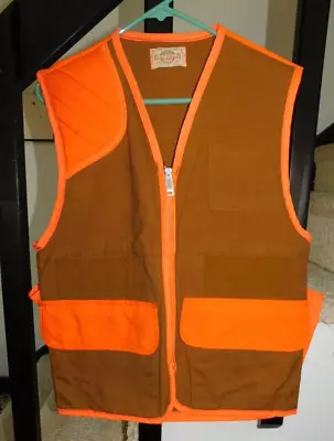 $0.99 • Buy SafTbak Hunting Vest Men's Size M? Blaze Orange Brown
