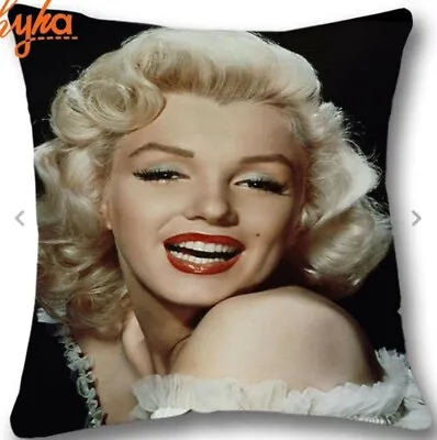 Marilyn Monroe 17  Square Cushion Cover Film Hollywood Star Theme Home Decor • £5.98