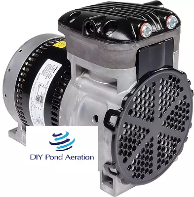 NEW Gast 2.3 Cfm Piston Air Compressor Vacuum Pump 110V 1/4HP Veneer Aeration • $593.99