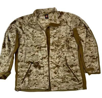 Used Need Repair USMC Peckham Polartec Desert Digital Fleece Jacket*mocinc.1982* • $44.99