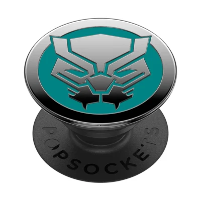 $36.95 • Buy PopSockets PopGrip Phone Grip Stand Mount Holder Swap - Enamel Black Panther