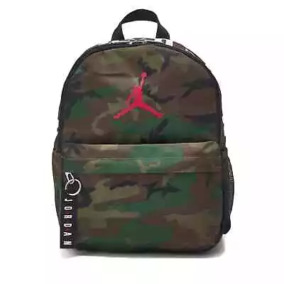 Nike Air Jordan Backpack Mini Jumpman School Gym Travel Camo Small 7A0654-650 • $36.99
