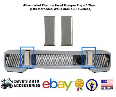 Chrome Covers For Front Bumper AMG G63 Mercedes Benz W463 G Class • $135