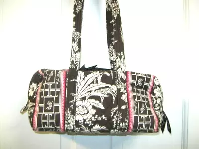 Vera Bradley IMPERIAL TOILE SMALL Duffel Bag Purse 10 X 5 X 5 EUC • $15.95