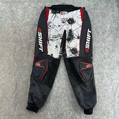 Shift Pants 32 Red Black Padded Motorcross Dirt Bike Gear Body Armour • $19.96