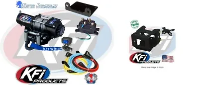 $284.95 • Buy KFI 2500 LB Steel Cable Winch And Mount Kit Polaris 101840 100109