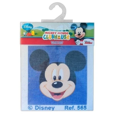 £10.45 • Buy Disney Half Cross Stitch Kit - Mickey Mouse Zweigart Fabric, Sewing, Crafting