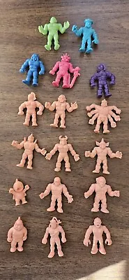 1980's M.U.S.C.L.E MEN Figures. 2 Inch Tall 17 TOTAL  • $29.99