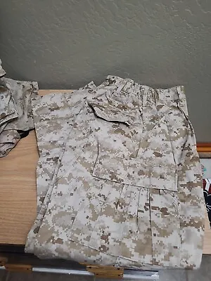 USMC Marpat Uniform MCCUU Trousers Desert Small Short American Apparel • $19.99