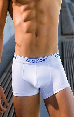 Cocksox Mens Underwear Boxers XL White • £14.50
