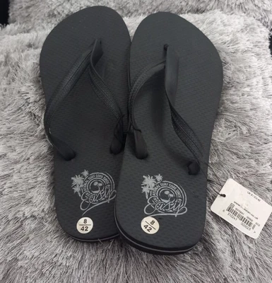 £3.99 • Buy BNWT Mens Black Toe Post Sandals Flip Flop Size UK 8 Matalan