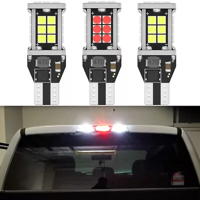 2 White 1 Red 921 912 LED Bulbs For 1997-2021 Ford F-150 Cargo 3rd Brake Lights • $12.78