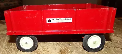 1/16 Vintage Ertl International Metal Barge Box Wagon In Good Shape Used • $9.99