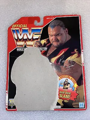 £9.99 • Buy WWE Bam Bam Bigelow HASBRO WRESTLING FIGURE BACKING CARD WWF ENGLISH