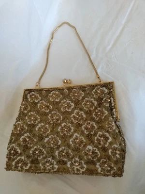 $18.95 • Buy Gorgeous Vintage Very Small Beaded Purse - Walborg