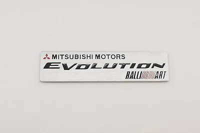 Emblem Badge Metal Chrome Color Fit For Mitsubishi Lancer Evolution  Rear Trunk • $15.99