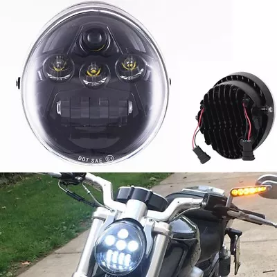 $88.31 • Buy DOT Approved V-rod Headlight LED Headlight For Motor VRSCA V-Rod VRod Headlamp