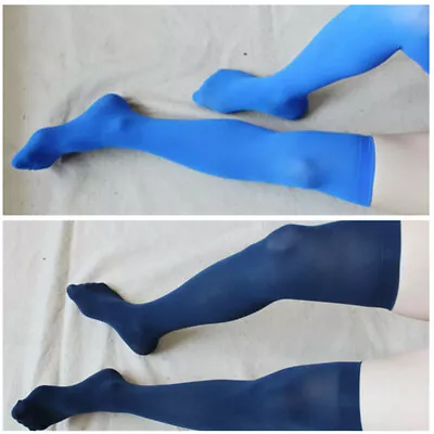 1 Pair Men Sexy High Stockings Velvet Over Knee Elastic Long Socks New • £4.43