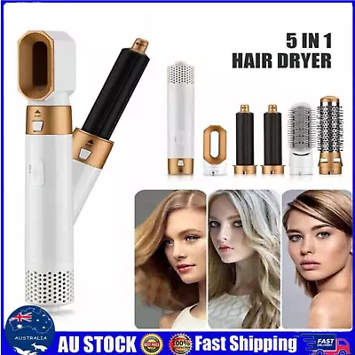 5 In 1 Electric Hair Dryer Blow Hair Curler Set Detachable Styler Hot Air Brush • $39.55