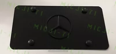 Mercedes Benz Front Auto Heavy Duty Vanity Stainless Metal License Plate  Frame • $26.99