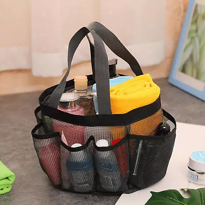 Portable Mesh Shower Caddy Organizer Storage Basket Travel Tote Bath Gym Bag • $11.67