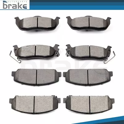 Front And Rear Ceramic Brake Pads Kit For Nissan Titan Infiniti 2008 2009 2010 • $41.29